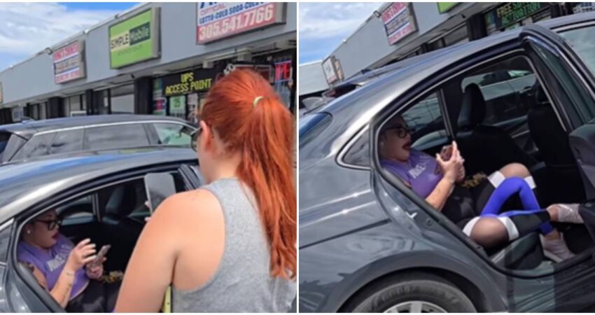 Tensión en Miami entre pasajera cubana y conductora venezolana de Uber discusión de cubana-Uber en Miami