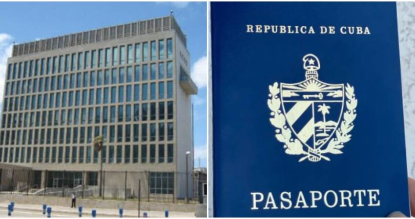 EE.UU. rechaza la petición de reunificación familiar a joven cubano tras nueve años de espera: “Es muy triste" embajada de eeuu-pasaporte cubano (1)