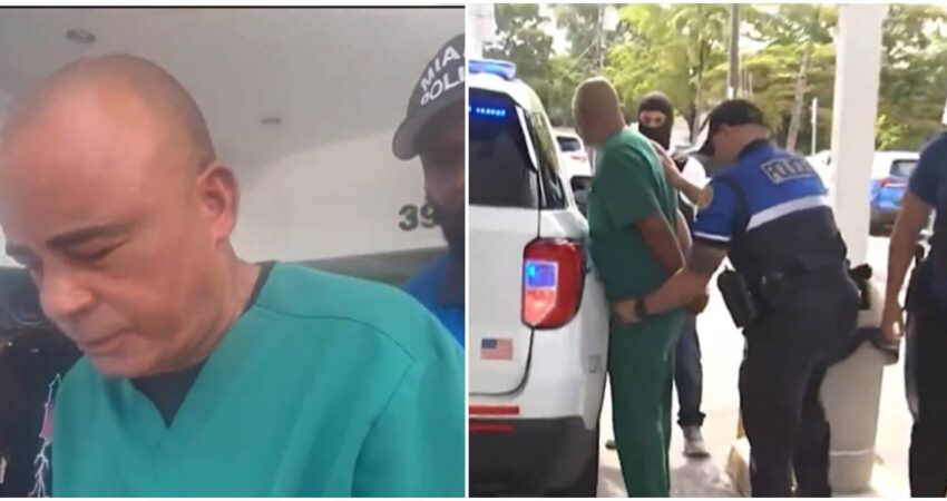 Dueño de clínica médica en Miami arrestado por millonario fraude de seguros tras redada policial hombre arrestado-Policía de Miami (2)