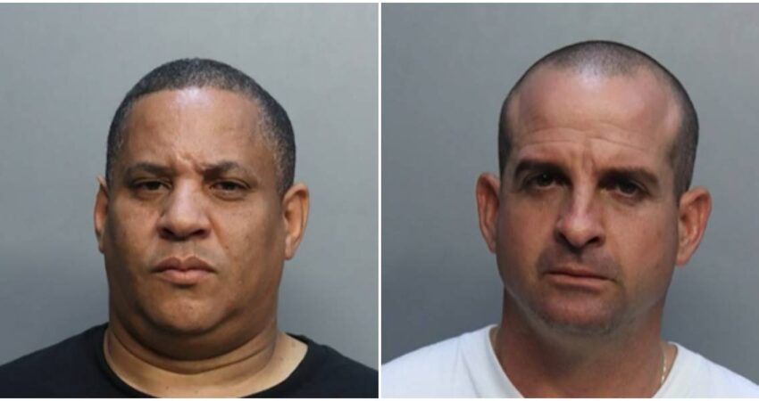 Arrestan a dos hombres que emplearon vehículos modificados y tarjetas falsas para robar combustible en Miami-Dade hombres arrestados