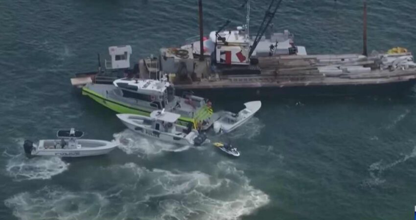 Autoridades de Miami informan sobre el fallecimiento de dos menores que estaban en el velero que se hundió en Biscayne Bay miamibeachaccidente