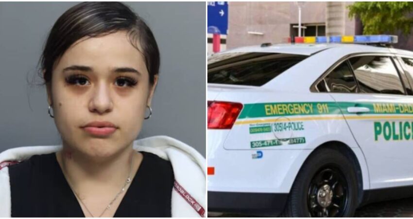 Disputa por estacionamiento termina en violencia: mujer de Miami acusada de golpear a madre y amenazar a su hijo con cuchillo mujer arrestada- Policรญa de Miami-Dade (1)