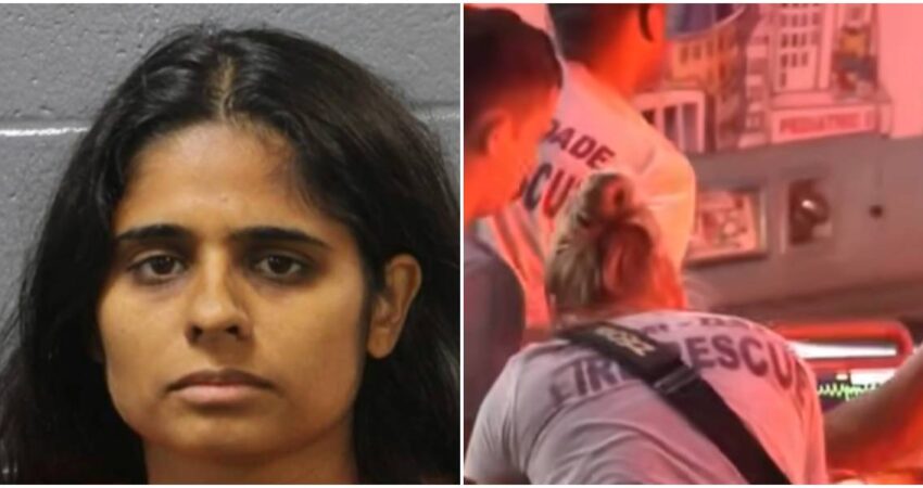 Arresta a madre y la acusan de asesinato por el ahogamiento de su hija de 4 años en piscina de Miami-Dade mujer arrestada-equipo de emergencia