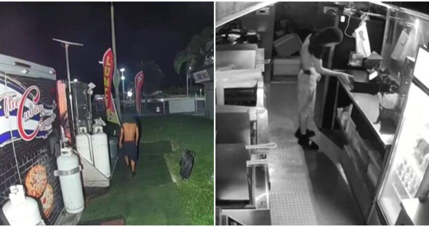 Policía intensifica búsqueda del sospechoso que robó la caja registradora de un camión de comida cubana en Fort Pierce robo en Fort Pierce-Food Truck cubano