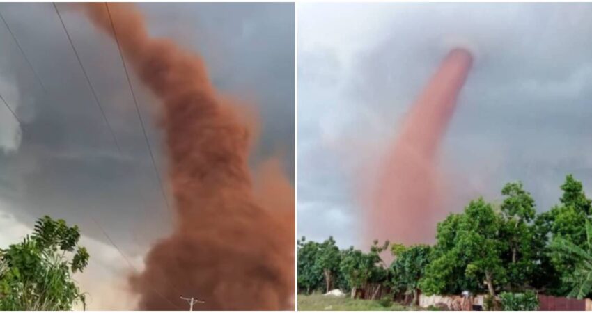 Impresionantes imágenes del tornado en Güira de Melena, Artemisa se viralizan en redes sociales tornado en Artemisa, Cuba