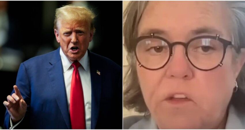Presidente Donald Trump dice estar considerando "seriamente" revocarle la ciudadanía a la comediante estadounidense Rosie O'Donnell trump-odonell