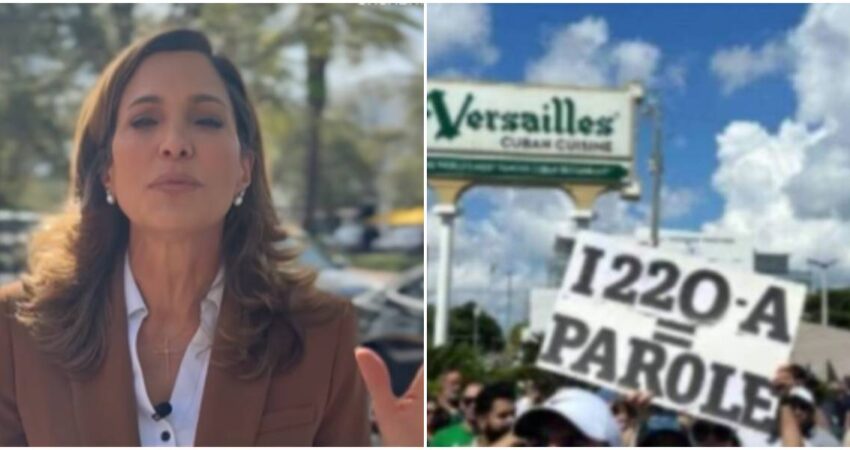 Congresista cubanoamericana María Elvira Salazar a los cubanos con I-220A: "a mí me duele tanto como a ustedes" María Elvira Salazar-I-220A