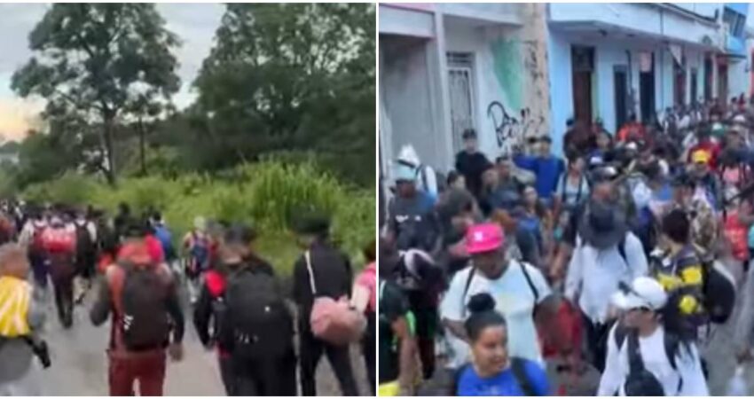 Migrantes cubanos eligen abandonar caravana a cambio de permisos temporales en Mรฉxico Migrantes en Mรฉxico