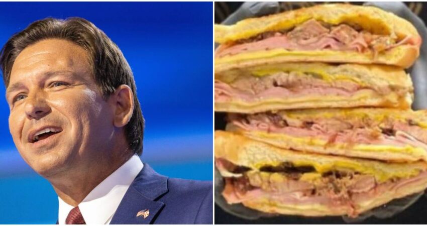 Controversia en redes sociales tras publicación del gobernador de Florida sobre el sándwich cubano de Tampa y de Miami: ¿Debe llevar salami un sándwich cubano? Ron DeSantis-Sándwich cubano