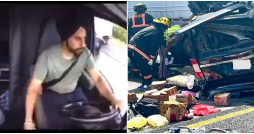 Camionero realiza maniobra prohibida en una carretera de Florida y como resultado pierden la vida tres personas camionero indocumentado-accidente de tránsito