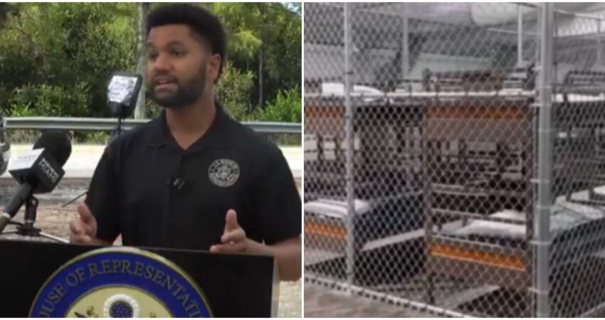 Congresista estadounidense de origen cubano vuelve a denunciar condiciones de los inmigrantes en Alligator Alcatraz: "Es una vergüenza, y seguiré trabajando para obtener respuestas" congresista de EE.UU-Alligator Alcatraz (1)