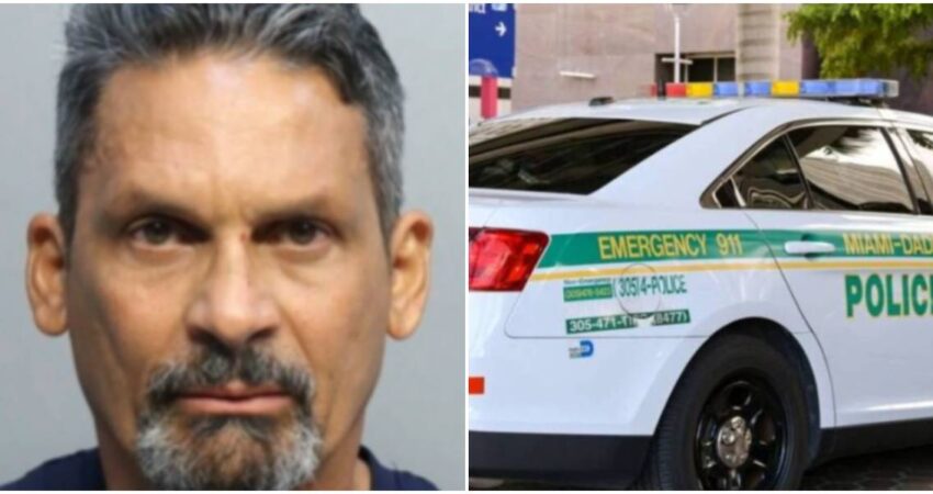 Policía de Miami-Dade detiene a sospechoso de apuñalar a su expareja frente a su hija menor de edad hombre preso- Policía de Miami-Dade