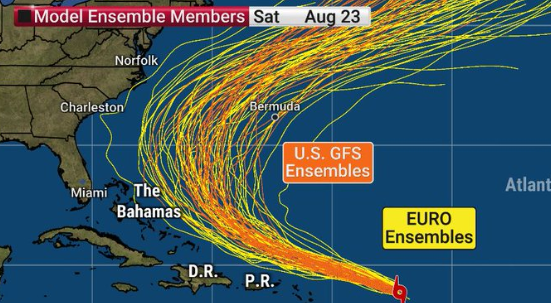 Huracán Erin se aleja de Cuba y Florida, pero amenaza con lluvias e inundaciones en Puerto Rico y las Islas Vírgenes image