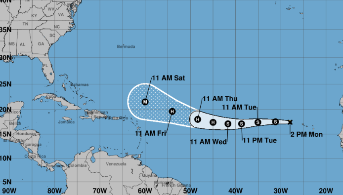 Instituto de Meteorología de Cuba informa sobre la Tormenta Tropical Erin que se desplaza por el Atlántico sin aparente peligro para la isla image