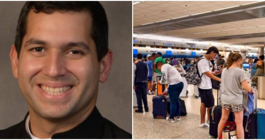Renuncia sacerdote de Miami-Dade después que le negaran la entrada a EE.UU sacerdote Gustavo Santos- aeropuerto