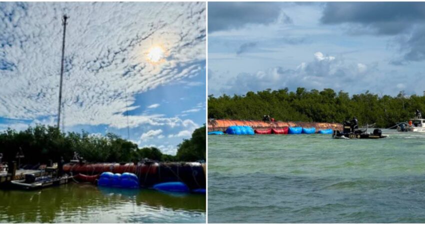 Retiran un submarino abandonado de 96 pies que llevaba más de dos décadas oxidándose en los Cayos de Florida submarino-Cayos de Florida
