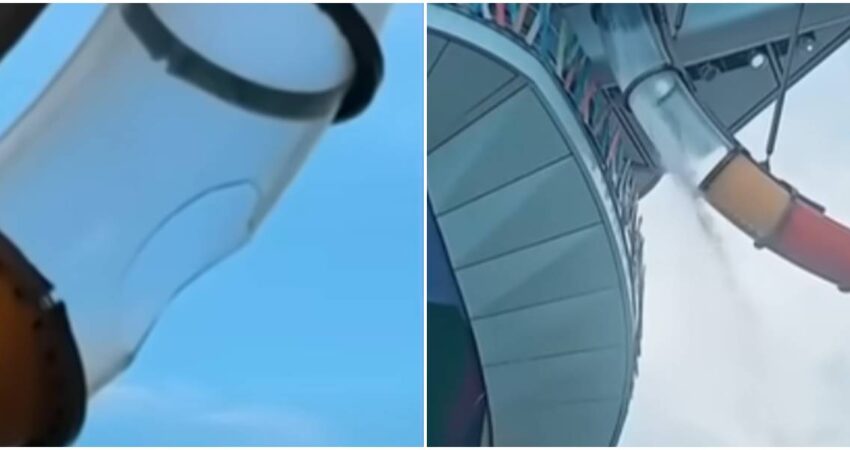 Nuevos detalles sobre la rotura de un vidrio de un tobogán del crucero Icon of the Seas que dejó un pasajero herido tobogán del Icon of the Seas
