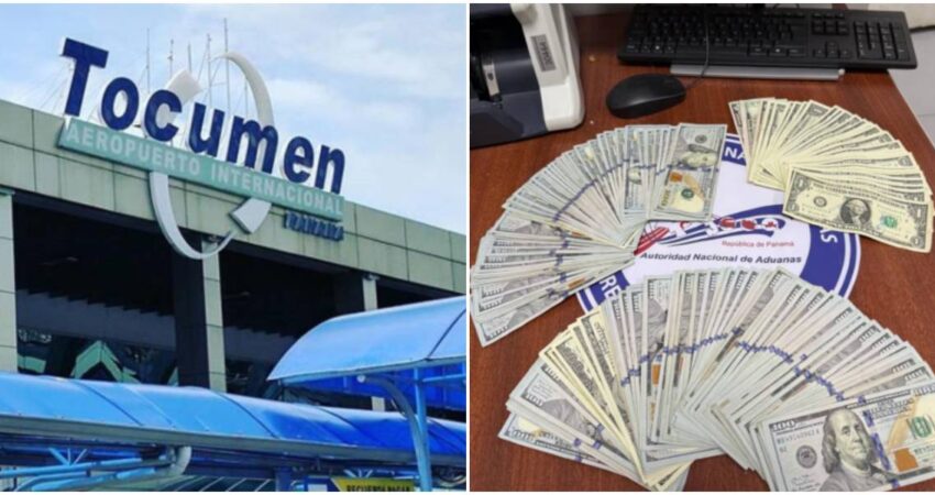 Autoridades panameñas incautan 15 mil dólares a un cubano que los intentó camuflar en una agenda Aeropuerto de Panamá-Dinero en efectivo