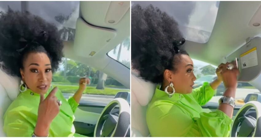 Aymée Nuviola queda impactada al viajar en un Tesla autónomo en Miami: “Oye niño esto es lo mejor que han inventado” Aymée Nuviola