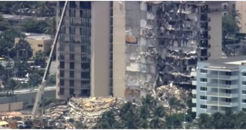Informe oficial revela que el desplome del Champlain Towers en Surfside inició por la cubierta de la piscina Champlain Towers de Surfside