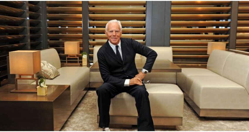 Moda internacional de luto tras el fallecimiento a los 91 años de edad del diseñador italiano Giorgio Armani Giorgio Armani