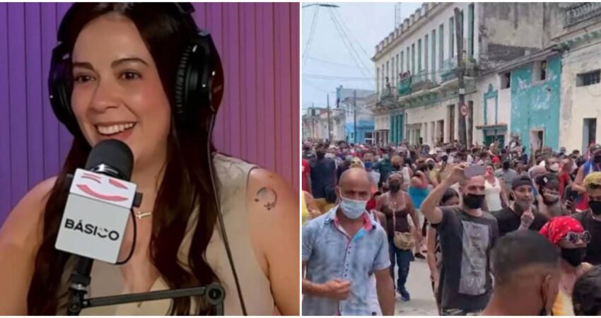 Influencer cubana revela como escapó de Cuba hasta llegar a EE.UU tras participar en las protestas de 11 de julio Irina Tamayo-Protestas en Cuba