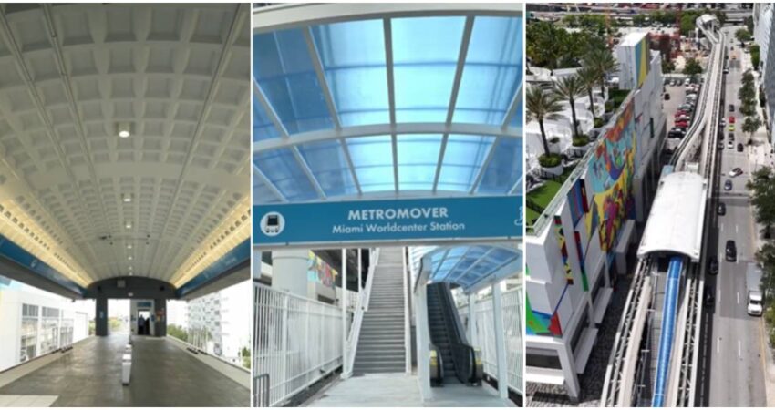 Renovada pero incompleta: polรฉmica en la comunidad por la reapertura de la estaciรณn del Miami Worldcenter Metromover Worldcenter