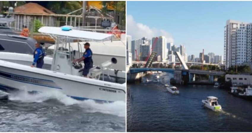 Misterio en el río Miami: migrantes, tráfico de personas y una pistola presuntamente de la policía en la misma lancha Policía de Miami-Río de Miami