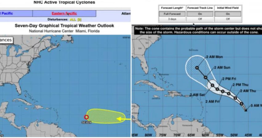 Septiembre se intensifica: se forma la tormenta tropical Gabrielle en el Atlántico con pronósticos de convertirse en huracán Tormenta tropical Gabrielle