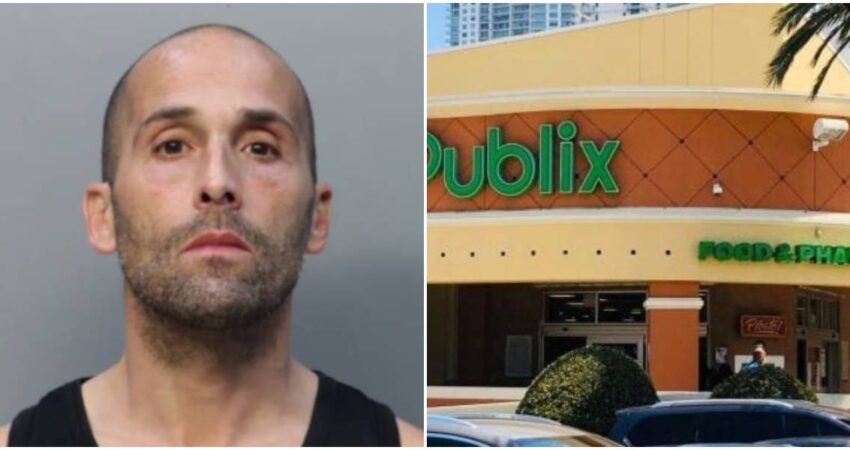 Arrestan en Hialeah a ladrón reincidente que sacó cuchillo en supermercado Publix para amenazar a un agente de FWC acusado-Publix