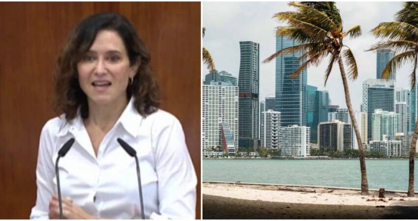 Presidenta de la Comunidad de Madrid elogia la prosperidad en Miami alluso-miami
