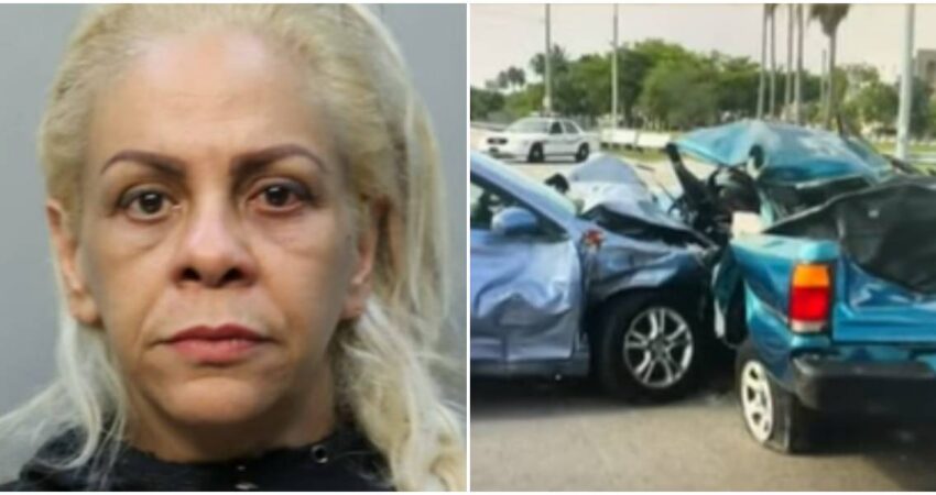 Fugitiva cubana comparece ante la corte de Miami-Dade tras casi dos décadas de fuga cubana arrestada-accidente en Miami
