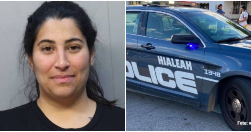 Arrestan a mujer en Hialeah que amenazรณ a otra con un arma de fuego por una disputa de estacionamiento mujer preso-Policรญa de Hialeah