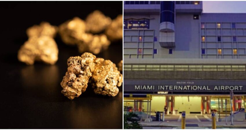 Red de oro ilegal entre Colombia y Miami movió más de USD 24 millones antes de ser desmantelada oro- Aeropuerto de Miami