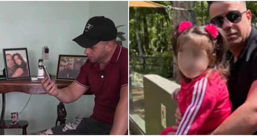Desde Cienfuegos un padre clama por regresar a EE.UU. para reunirse con su esposa e hija enferma padre e hija