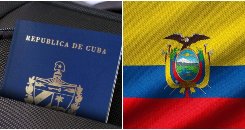Ecuador expulsa a todo el personal de la embajada de Cuba en Quito y retira a su embajador en La Habana pasaporte cubano-Ecuador