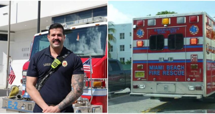 โSiempre me ha gustado ayudar": la historia del cubano que sirve con orgullo en el Departamento de Bomberos de Miami Beach Bombero Cubano-Bombero Miami Beach