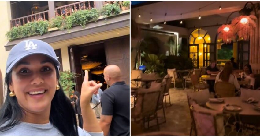 Una experiencia brutal: Camila Arteche se rinde ante el restaurante de Karol G en Colombia Camila Arteche-restaurante de Karol G