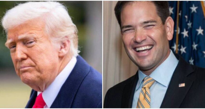 Trump elogia a Marco Rubio y lo califica como el mejor Secretario de Estado de la historia de EE.UU. Donald Trump-Marco Rubio