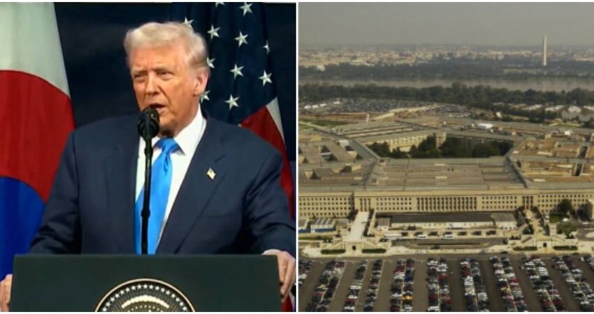 "Tensión mundial": Donald Trump ordena iniciar pruebas de armas nucleares en territorio estadounidense tras décadas de pausa de estos ejercicios Donald Trump-Pentágono
