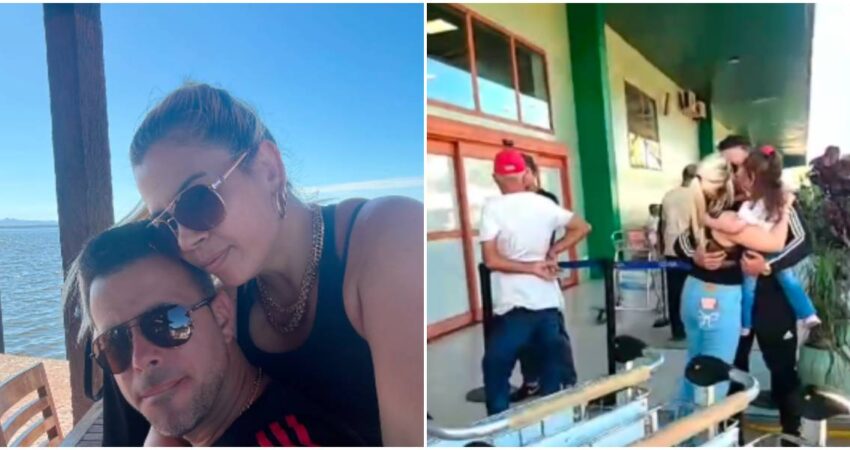 Madre cubana se reencuentra con su esposo autodeportado a Cuba y cuenta como fue la experiencia Familia cubana (1)