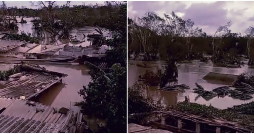 “Contramaestre bajo el agua": desgarradores testimonios de santiagueros tras el paso de huracán Melissa mientras el régimen no concreta acciones visibles para apoyar a los damnificados Inundaciones en Contramaestre