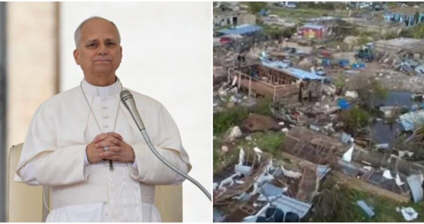 Papa Leรณn XIV llama a orar por el Caribe tras el paso devastador de Melissa y agradece a rescatistas que aรบn continรบan trabajando para salvar mรกs vidas Leรณn XIV-Huracรกn Melissa (1)
