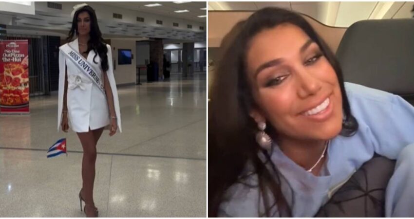 "Emociรณn y lรกgrimas en el aeropuerto de Miami": Lina Luaces recibe apoyo de seguidores y familiares antes de su viaje a Miss Universo 2025 en Tailandia Lina Luaces