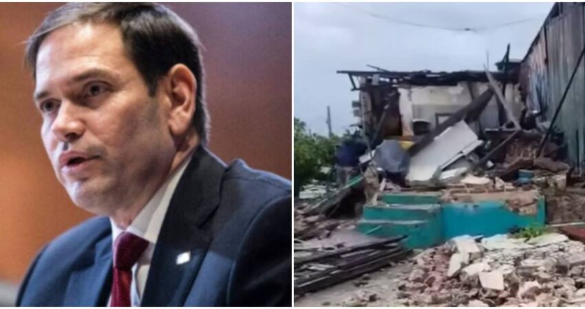 Marco Rubio asegura que EE.UU. está listo para enviar ayuda a los damnificados en Cuba Marco Rubio-destrucción