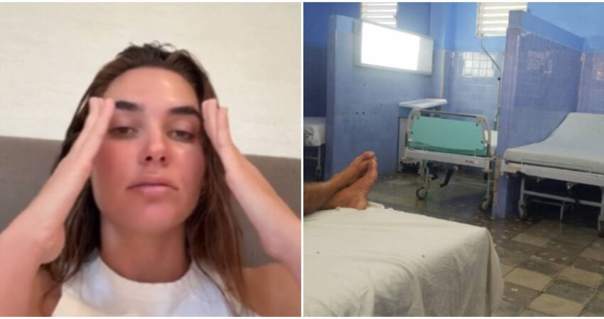 Modelo cubana Rachel Vallori explota contra el sistema de salud cubano Rachel Vallori-hospital cubano