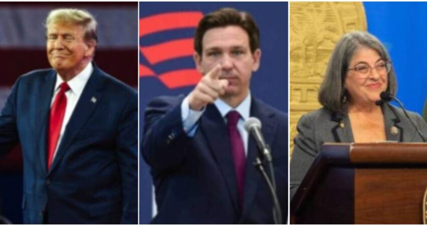 Encuesta muestra un electorado hispano dividido, crítico y más pragmático en Miami-Dade Trump-DeSantis-Daniella