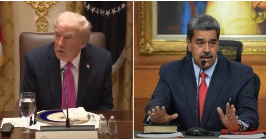 Trump asegura Maduro ofreció sus recursos a Washington con el fin de evitar una intervención militar Trump-Maduro