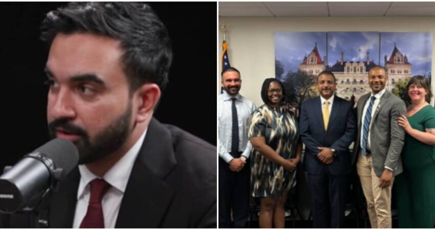 Indignación en el exilio tras publicación de fotografía del candidato demócrata Zohran Mamdani con diplomáticos cubanos Zohran Mamdani-diplomáticos cubanos