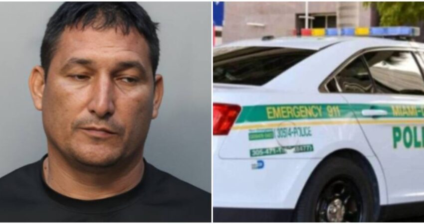 Arrestan a cubano por abrir fuego en plena vรญa pรบblica tras accidente en el suroeste de Miami cubano arrestado-policรญa de Miami (4)